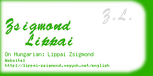 zsigmond lippai business card